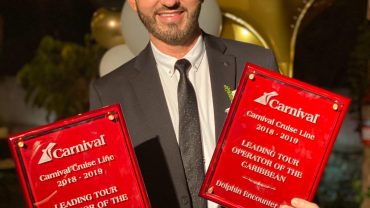 OCEAN WORLD IS RECOGNIZED BY CARNIVAL CRUISE LINE