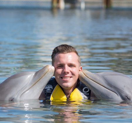 VIP dolphin swim experience at Ocean World
